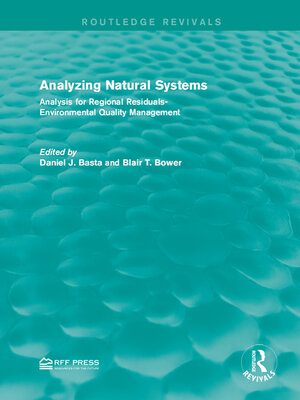 cover image of Analyzing Natural Systems